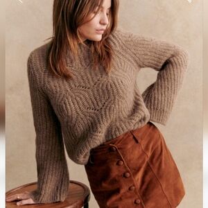 Sezane Brown Sweater